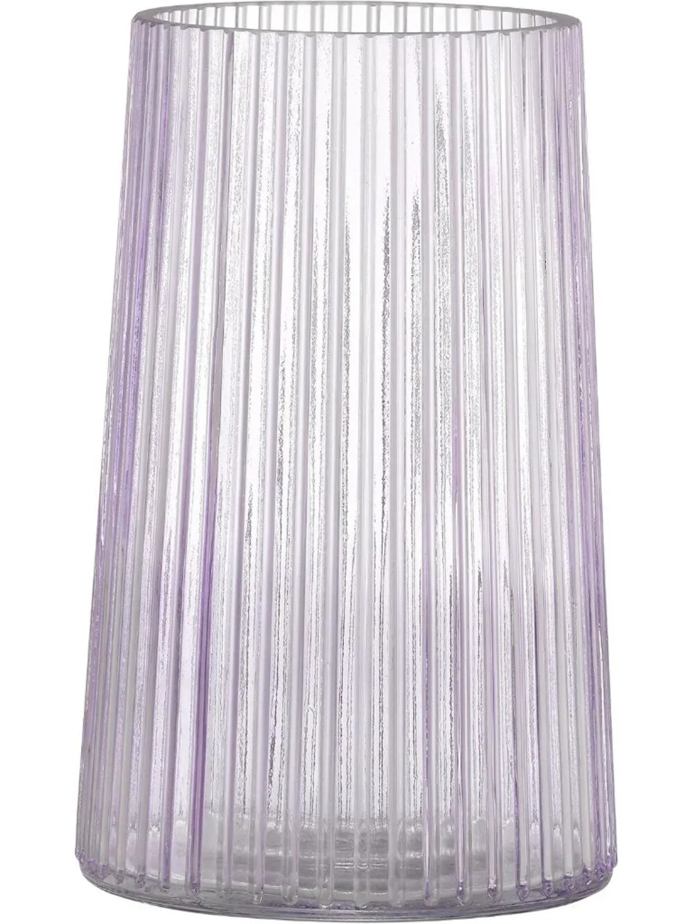 8 Inches Modern Purple Glass Vase Flower Bouquet Living Room Bedroom Home Deco